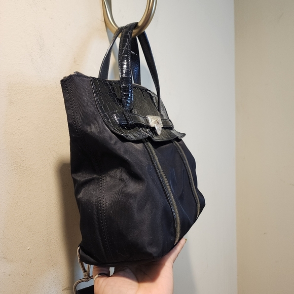 Brighton Bentley Convertible Backpack in black.  main image 4